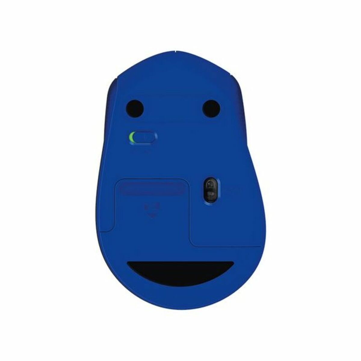 LOGITECH M330 SILENT PLUS Mouse 3 buttons wireless 2.4 GHz USB wireless receiver blue