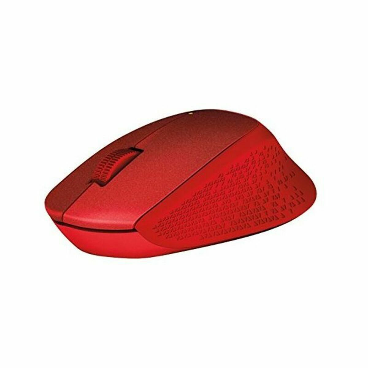 LOGITECH M330 SILENT PLUS Mouse 3 buttons wireless 2.4 GHz USB wireless receiver red