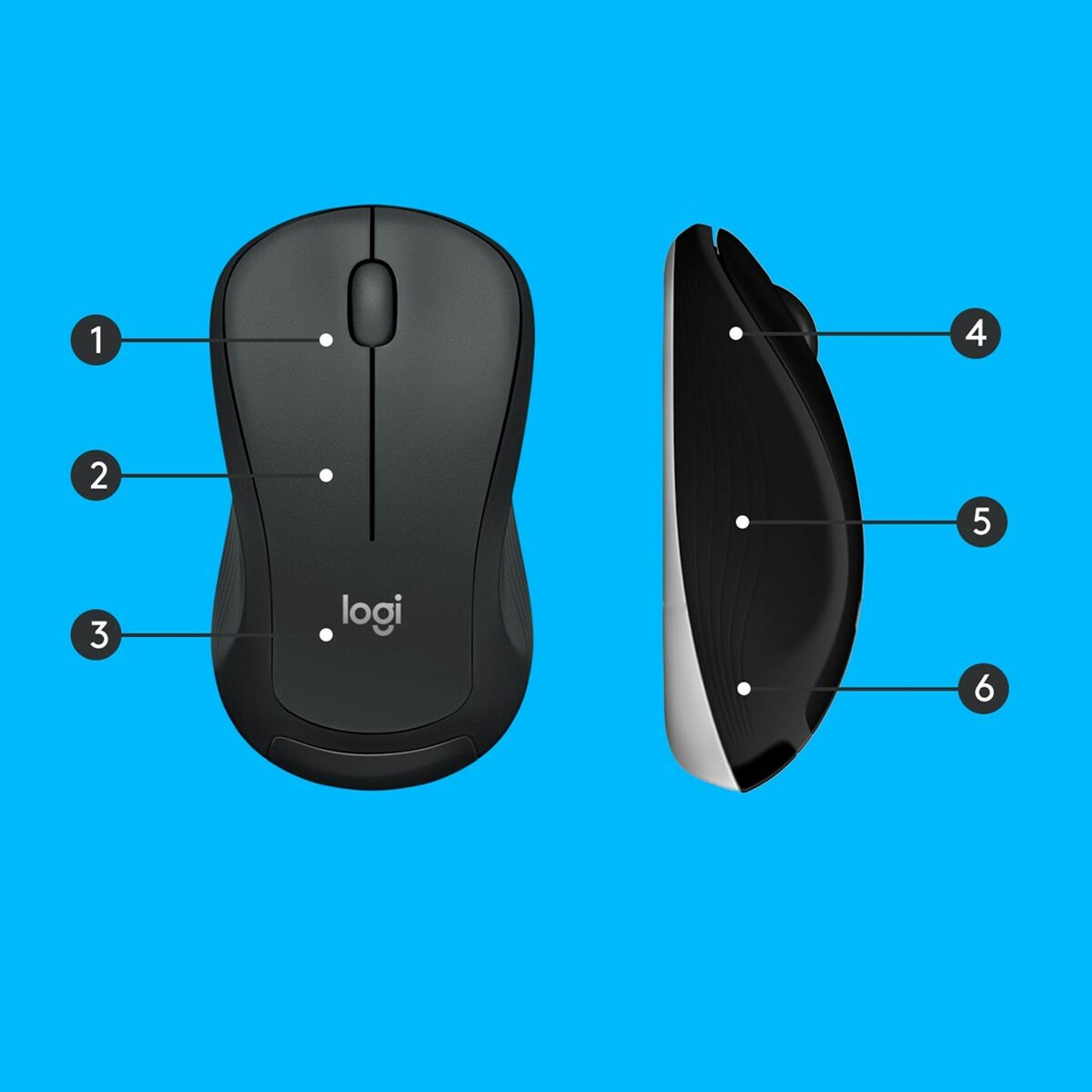 Logitech 920-008685 clavier Souris incluse Universel RF sans fil QWERTY US International Noir
