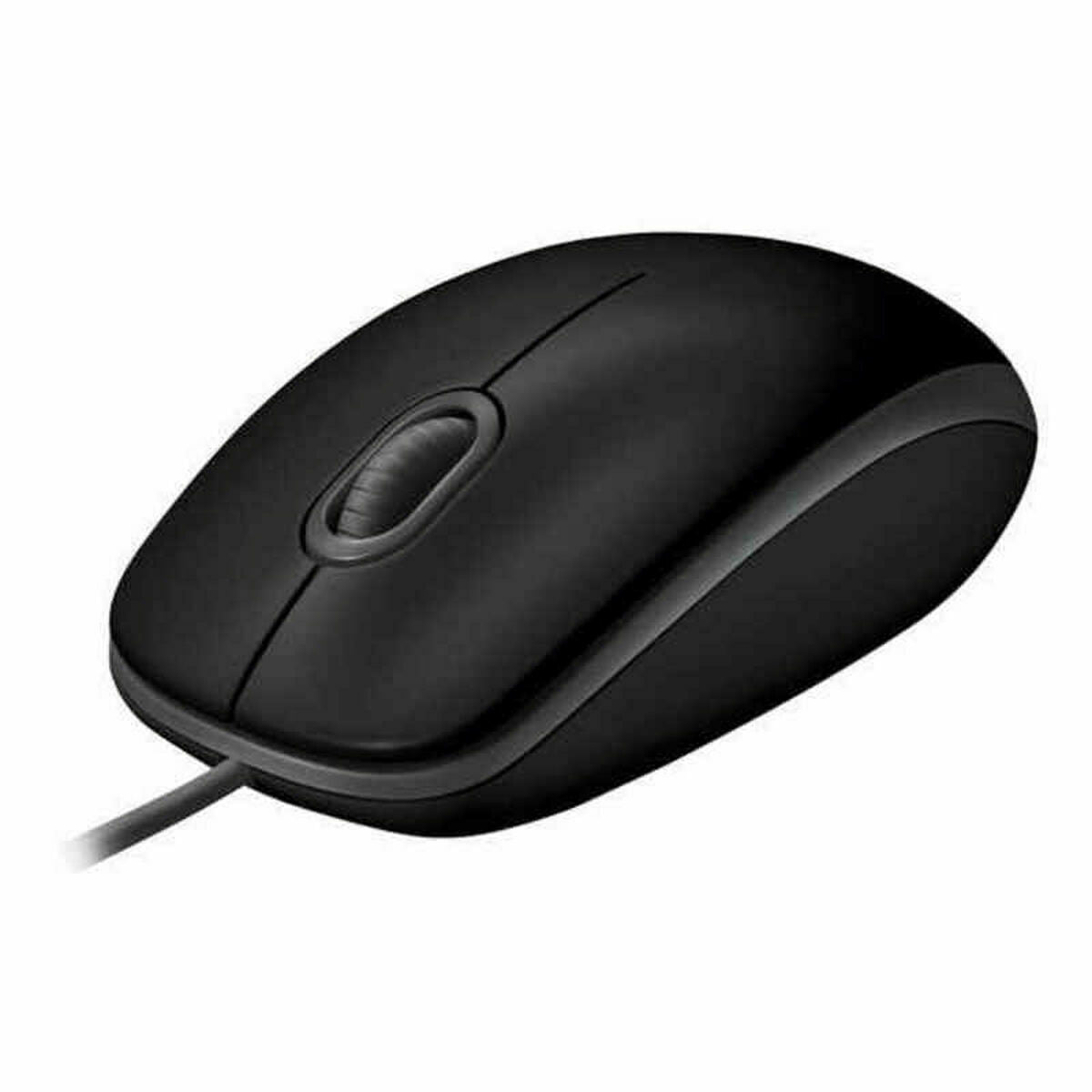 LOGITECH B110 Silent Mouse right and left-handed optical 3 buttons wired USB