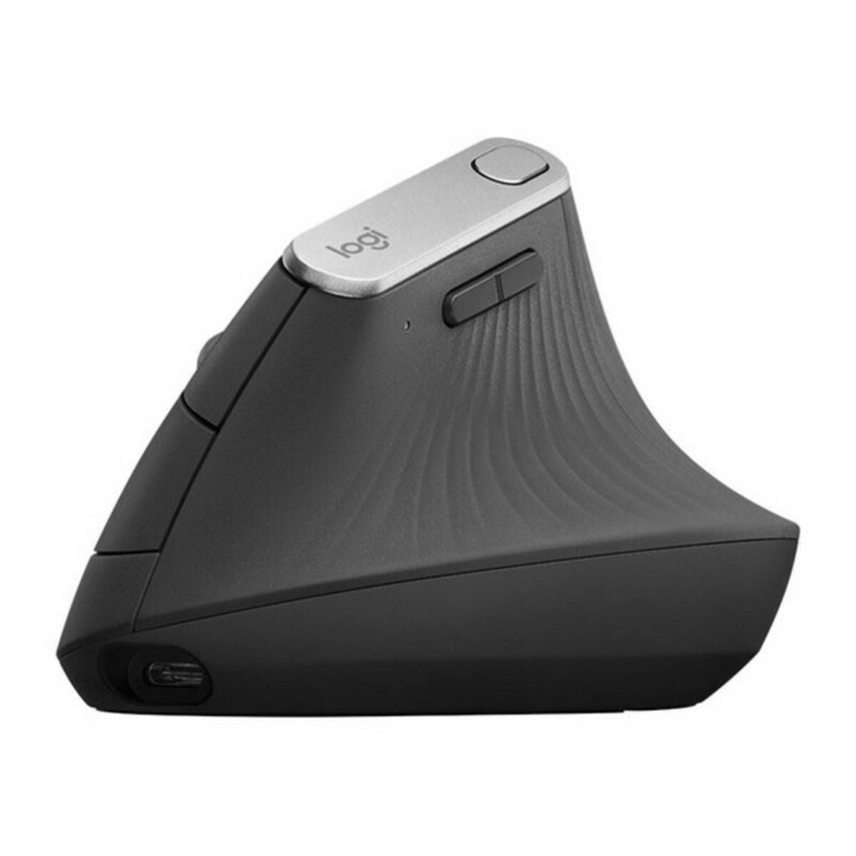 LOGITECH MX Vertical Vertical mouse ergonomic optical 6 buttons wireless wired Bluetooth 2.4 GHz USB wireless receiver graphite