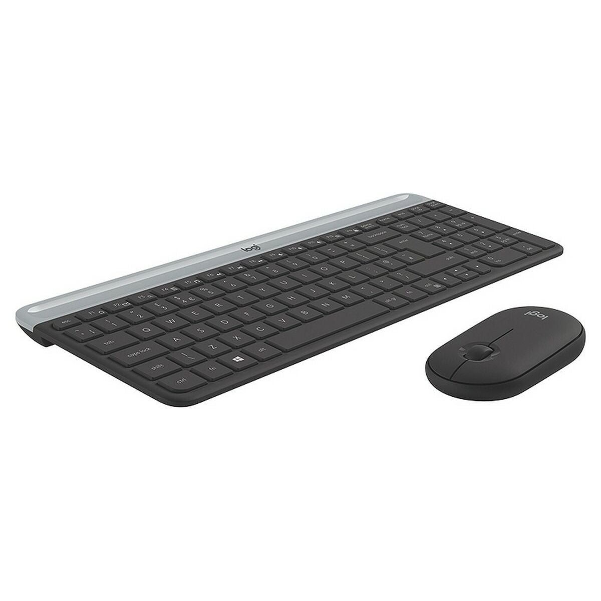 LOGITECH Slim Wireless Keyboard and Mouse Combo MK470 - GRAPHITE - FRA - CENTRAL