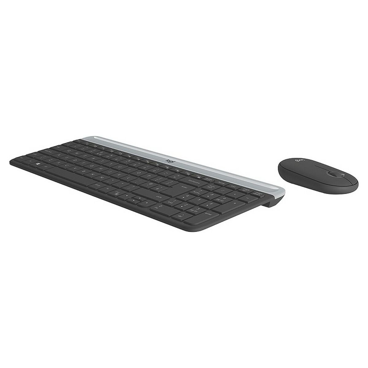 LOGITECH Slim Wireless Keyboard and Mouse Combo MK470 - GRAPHITE - FRA - CENTRAL