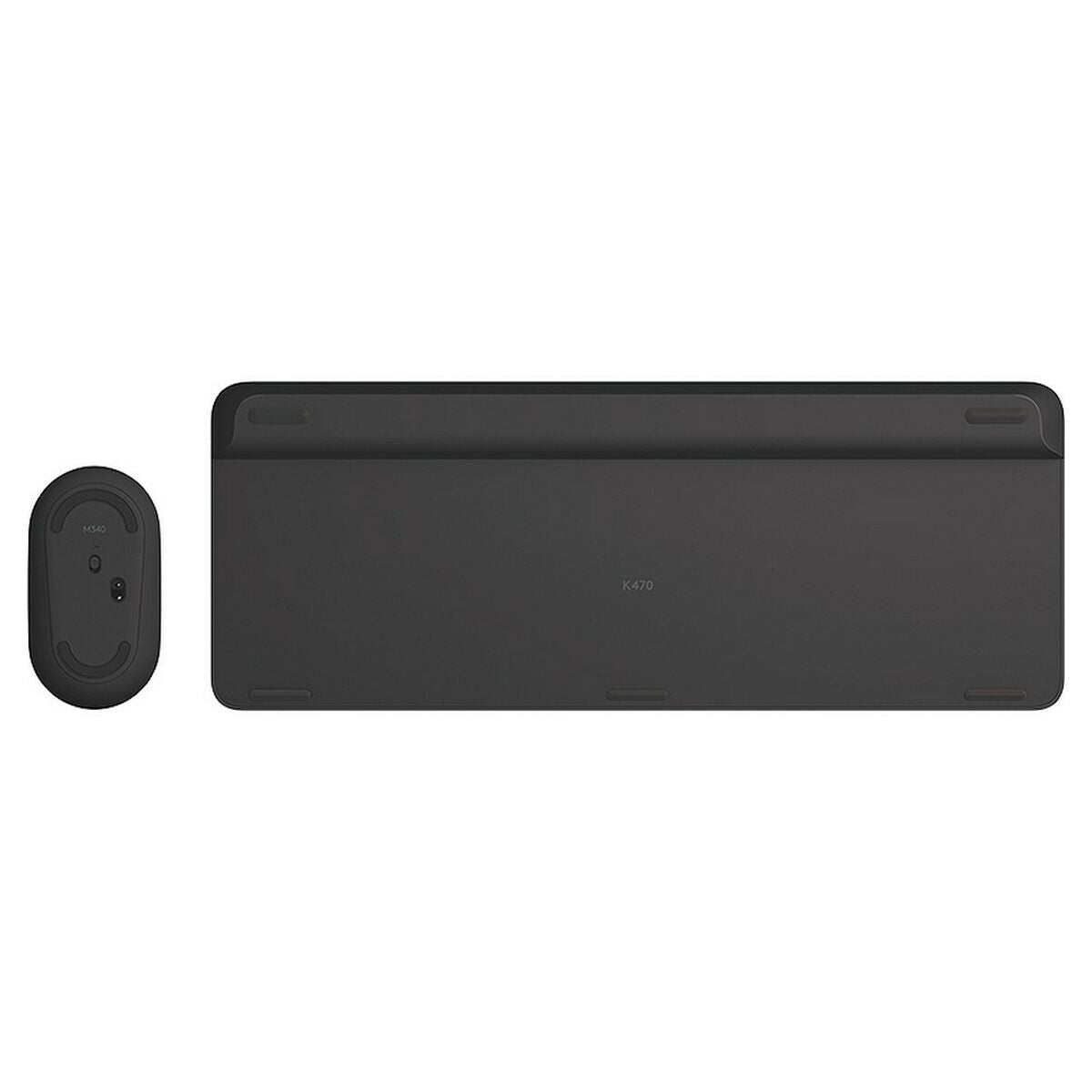 LOGITECH Slim Wireless Keyboard and Mouse Combo MK470 - GRAPHITE - FRA - CENTRAL