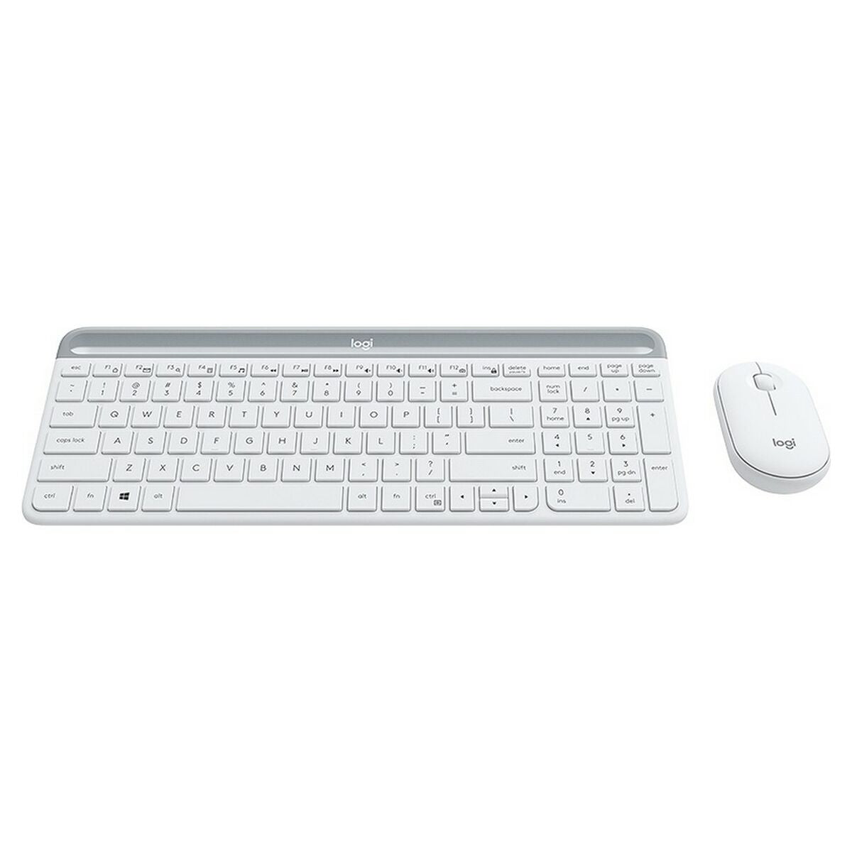LOGITECH Slim Wireless Keyboard and Mouse Combo MK470 OFFWHITE (FR)