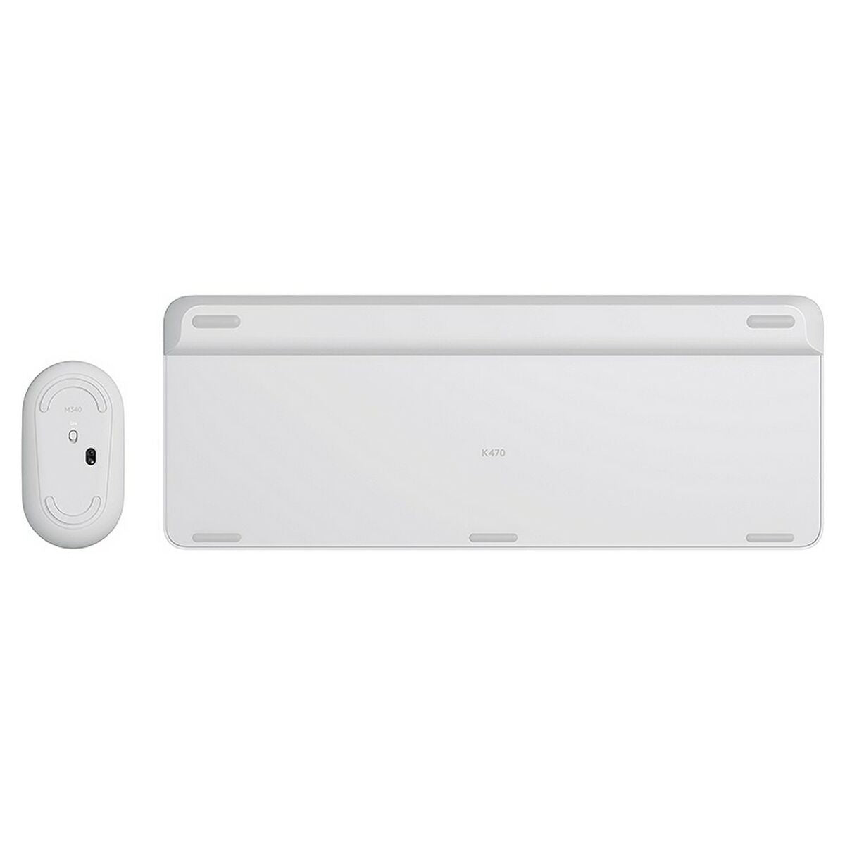 LOGITECH Slim Wireless Keyboard and Mouse Combo MK470 OFFWHITE (FR)