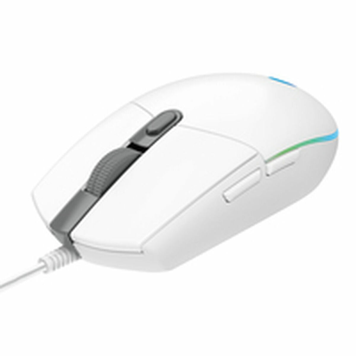 LOGITECH Gaming Mouse G203 LIGHTSYNC Mouse optical 6 buttons wired USB white