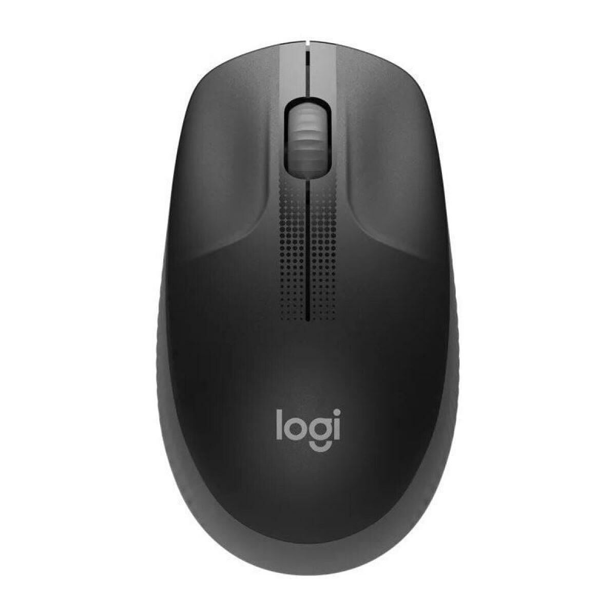 LOGITECH M190 Mouse optical 3 buttons wireless USB wireless receiver charcoal