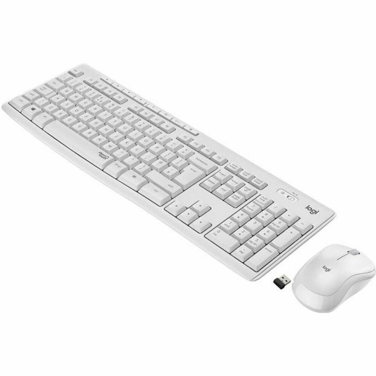 LOGITECH MK295 Silent Wireless Combo - OFF WHITE - FRA - CENTRAL