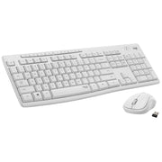 Logitech 920-009824 clavier Souris incluse Bureau RF sans fil QWERTY US International Blanc