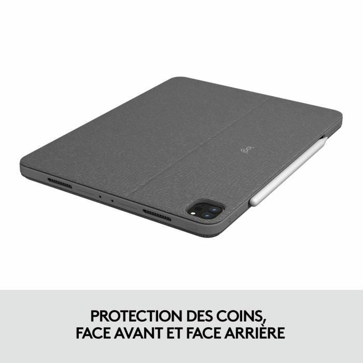 LOGITECH Combo Touch for Ipad Pro 12.9'' 5eme generation - GREY - FR