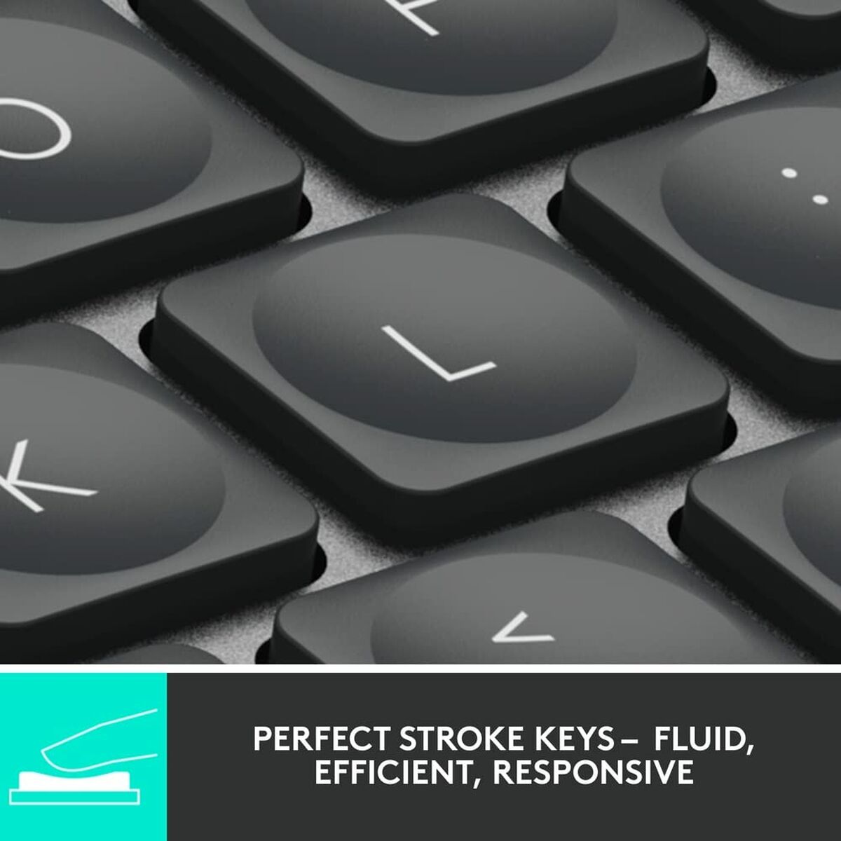 Logitech Master MX Keys Mini clavier Bureau RF sans fil + Bluetooth QWERTY US International Graphite