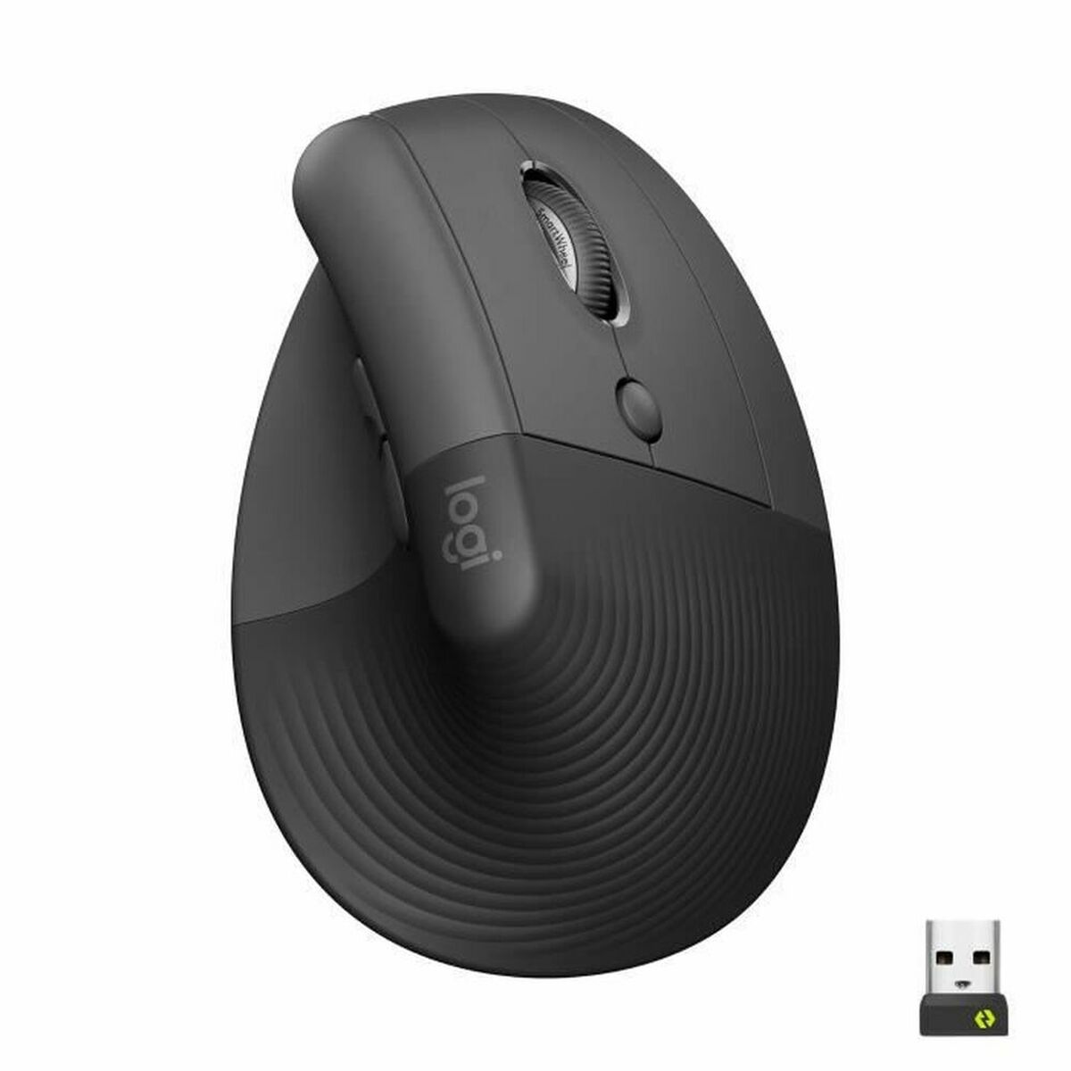 LOGITECH Lift Vertical Ergonomic Mouse Vertical mouse ergonomic optical 6 buttons wireless Bluetooth 2.4 GHz Bolt USB