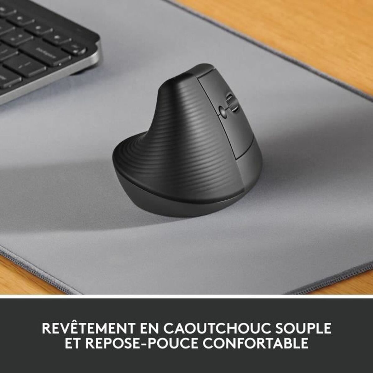 LOGITECH Lift Vertical Ergonomic Mouse Vertical mouse ergonomic optical 6 buttons wireless Bluetooth 2.4 GHz Bolt USB