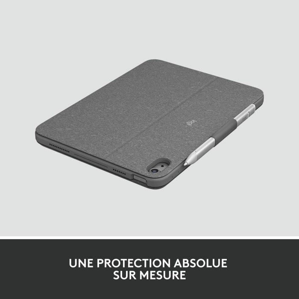 LOGITECH Combo Touch for iPad 10th gen - OXFORD GREY - (FR) - CENTRAL