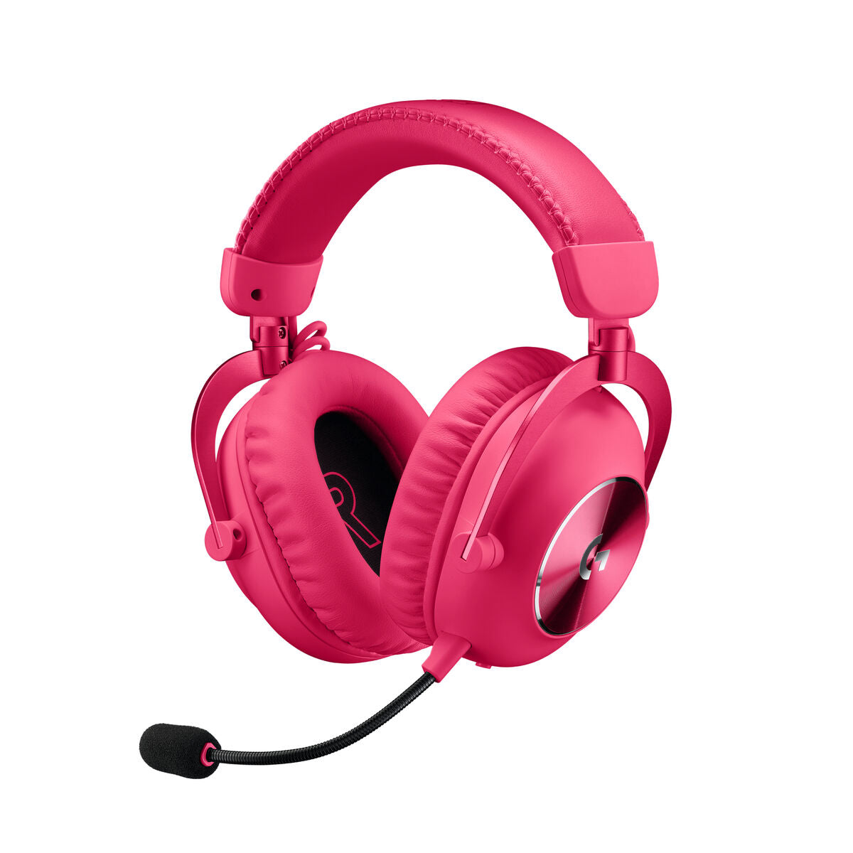 LOGITECH G Pro X 2 Headset full size Bluetooth / LIGHTSPEED wireless wired 3.5 mm jack noise isolating magenta