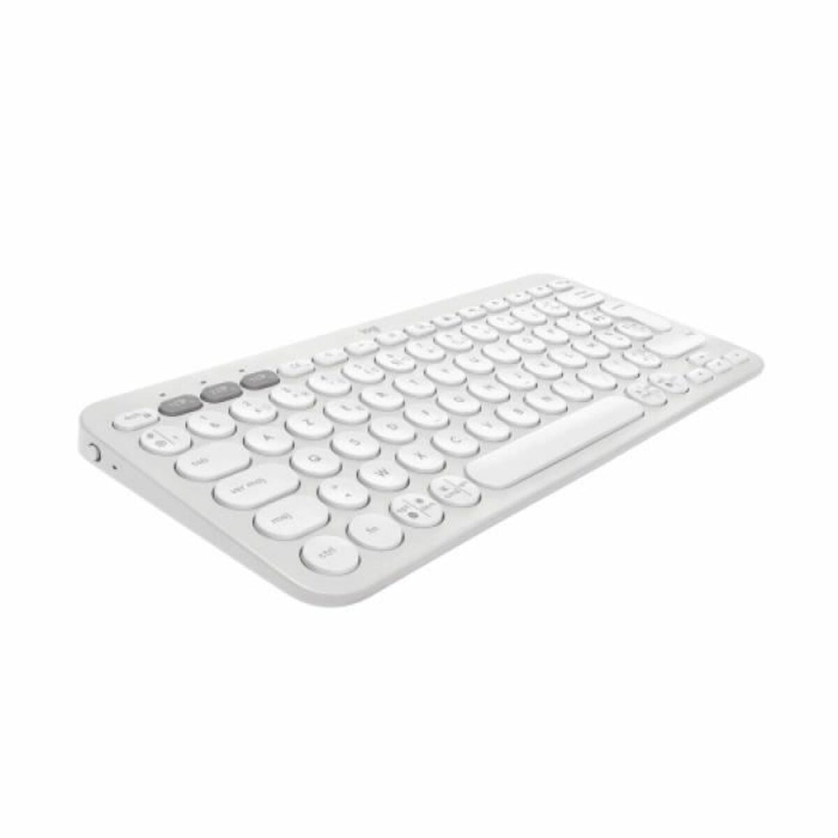LOGITECH Pebble Keys 2 K380s - TONAL WHITE - (FRA) - BT - N/A - CENTRAL-419 - UNIVERSAL