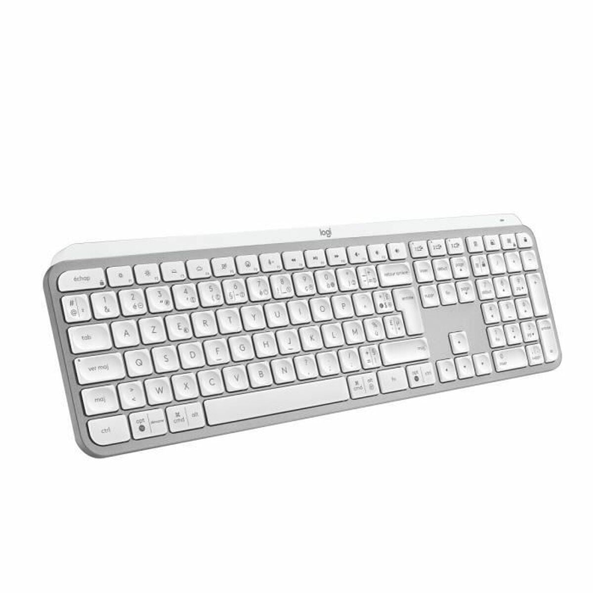 LOGITECH MX Keys S - PALE GREY - (FRA) - BT - N/A - CENTRAL-419