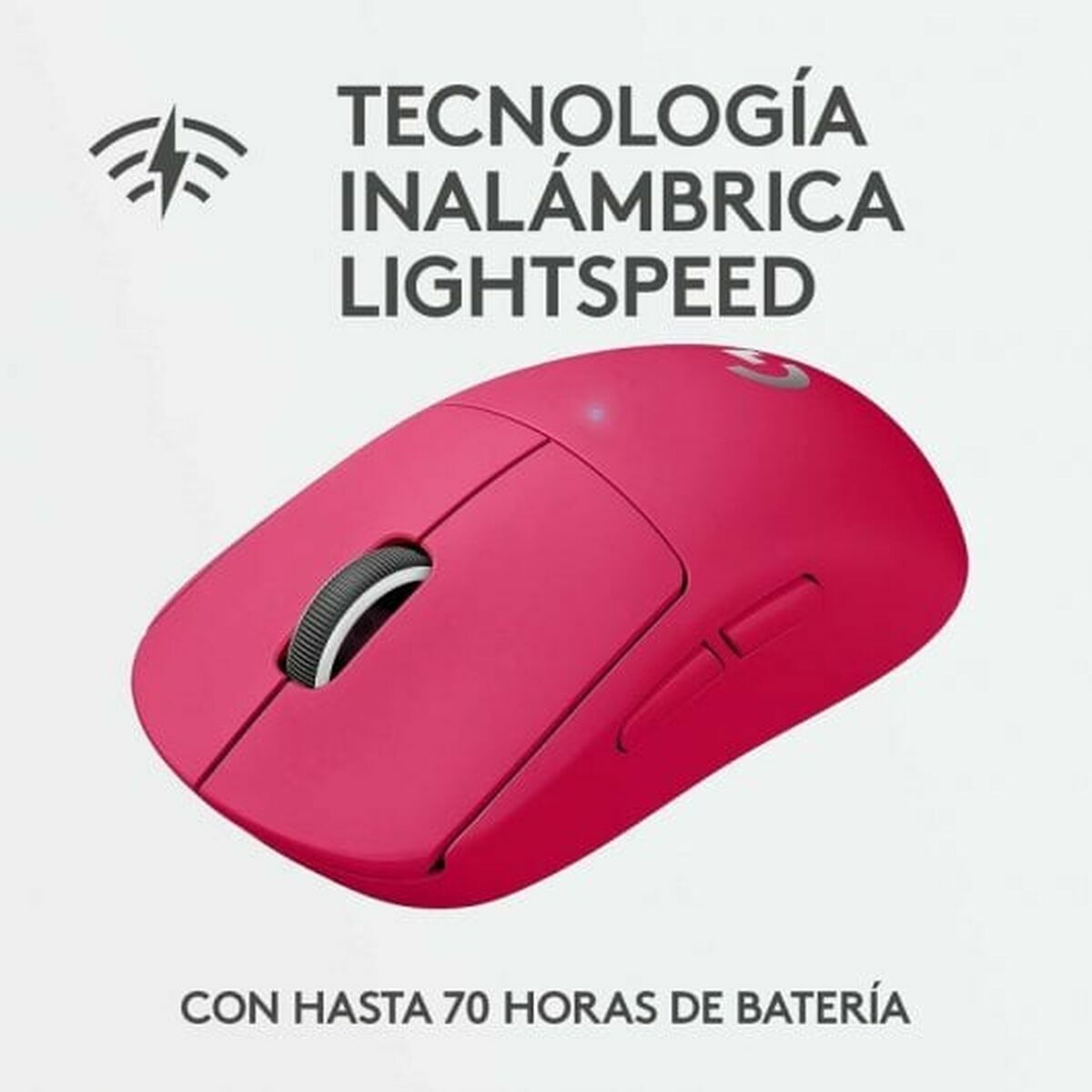 LOGITECH G PRO X SUPERLIGHT 2 Mouse gaming optical 5 buttons wireless 2.4 GHz USB LIGHTSPEED receiver pink