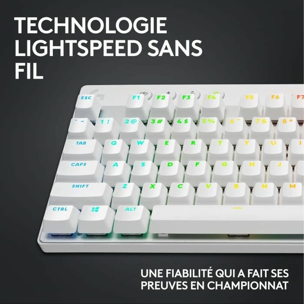 G PRO X TKL LSPEED KB WH FRA 2.4GHZ/BT