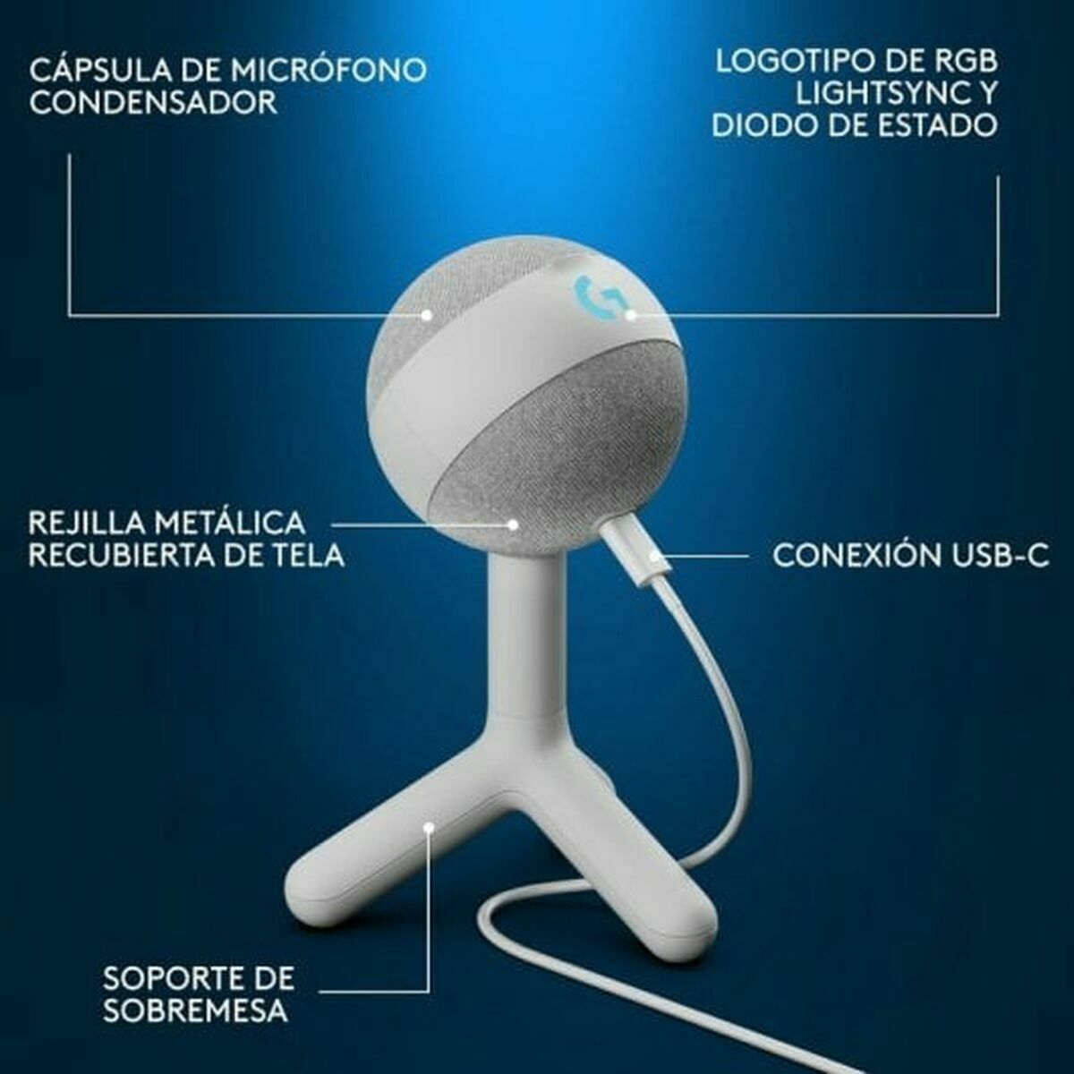 Yeti Orb RGB Gaming Mic w LIGHTSYNC-OFF