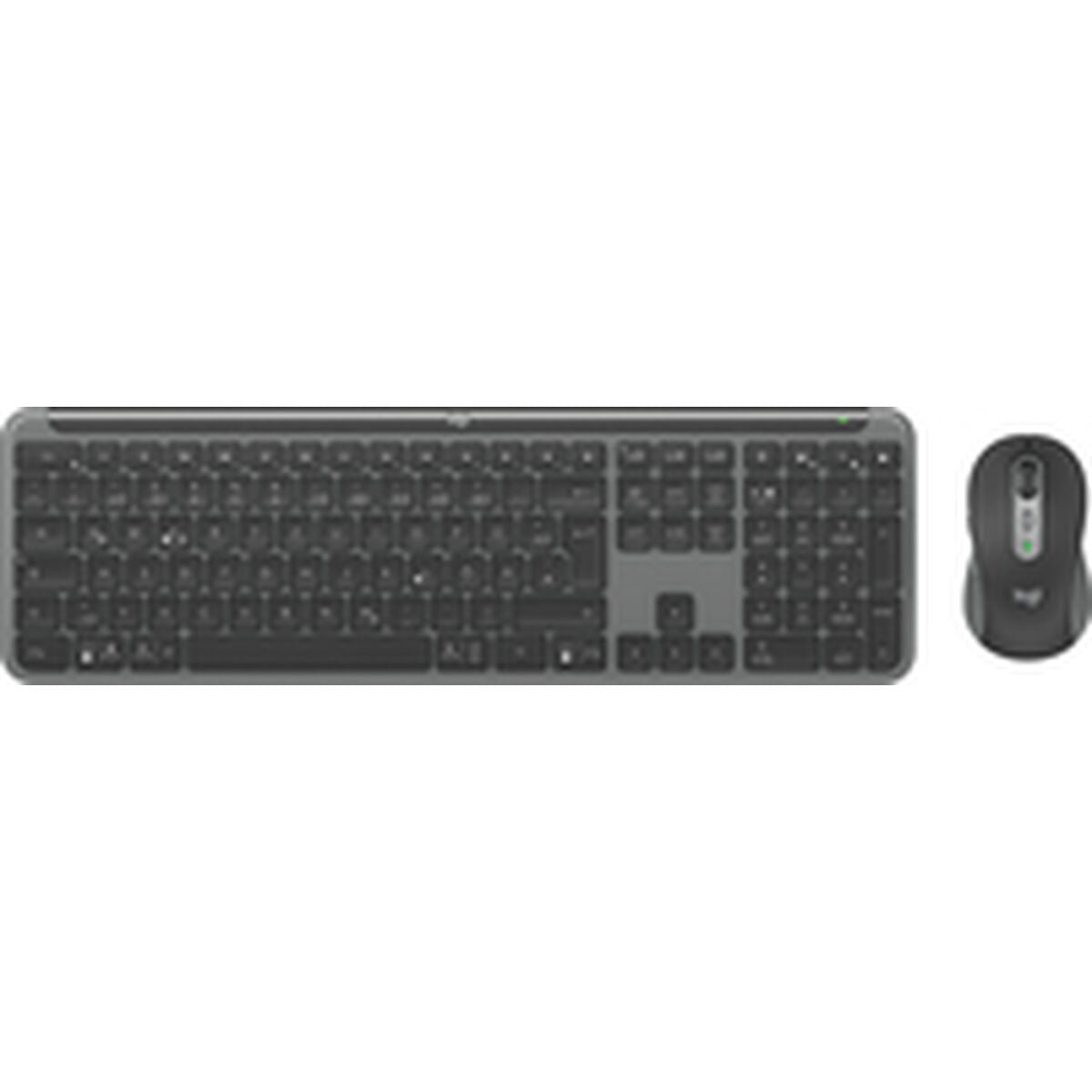Logitech Signature Slim MK950 for Business clavier Souris incluse Bureau RF sans fil + Bluetooth QWERTZ Allemand Graphite