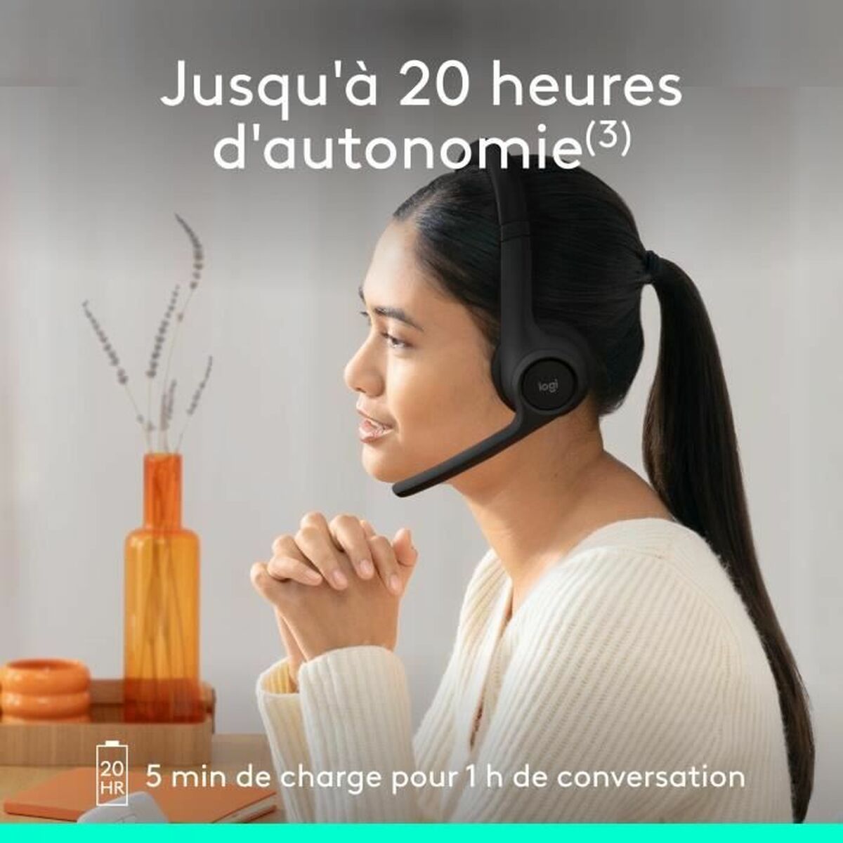 LOGITECH Zone 300 - Black - EMEA28-935