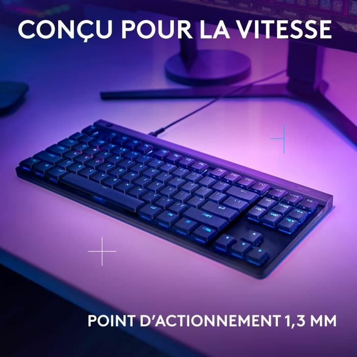 LOGITECH G515 TKL Wired Gaming Keyboard Black (FR)