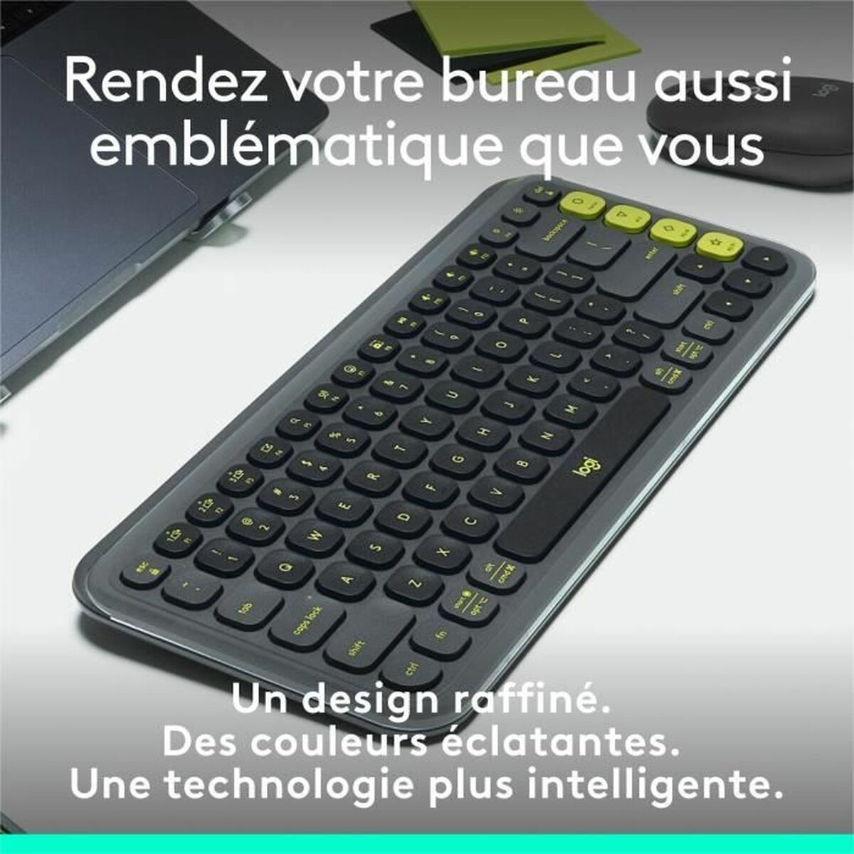 LOGITECH POP ICON KEYS - GRAPHITE (FR)