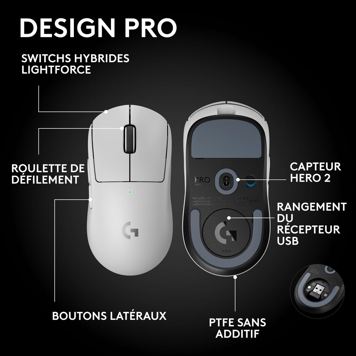 LOGITECH PRO X SUPERLIGHT 2 SE - WHITE