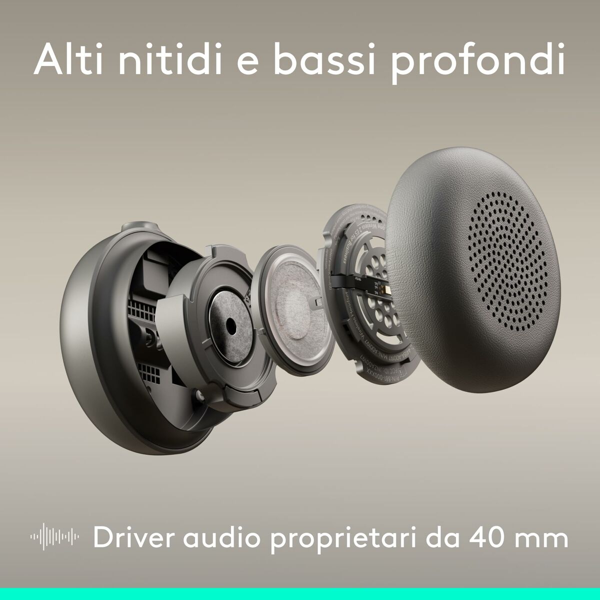 LOGITECH Zone Wireless 2 ES for B - Graphite