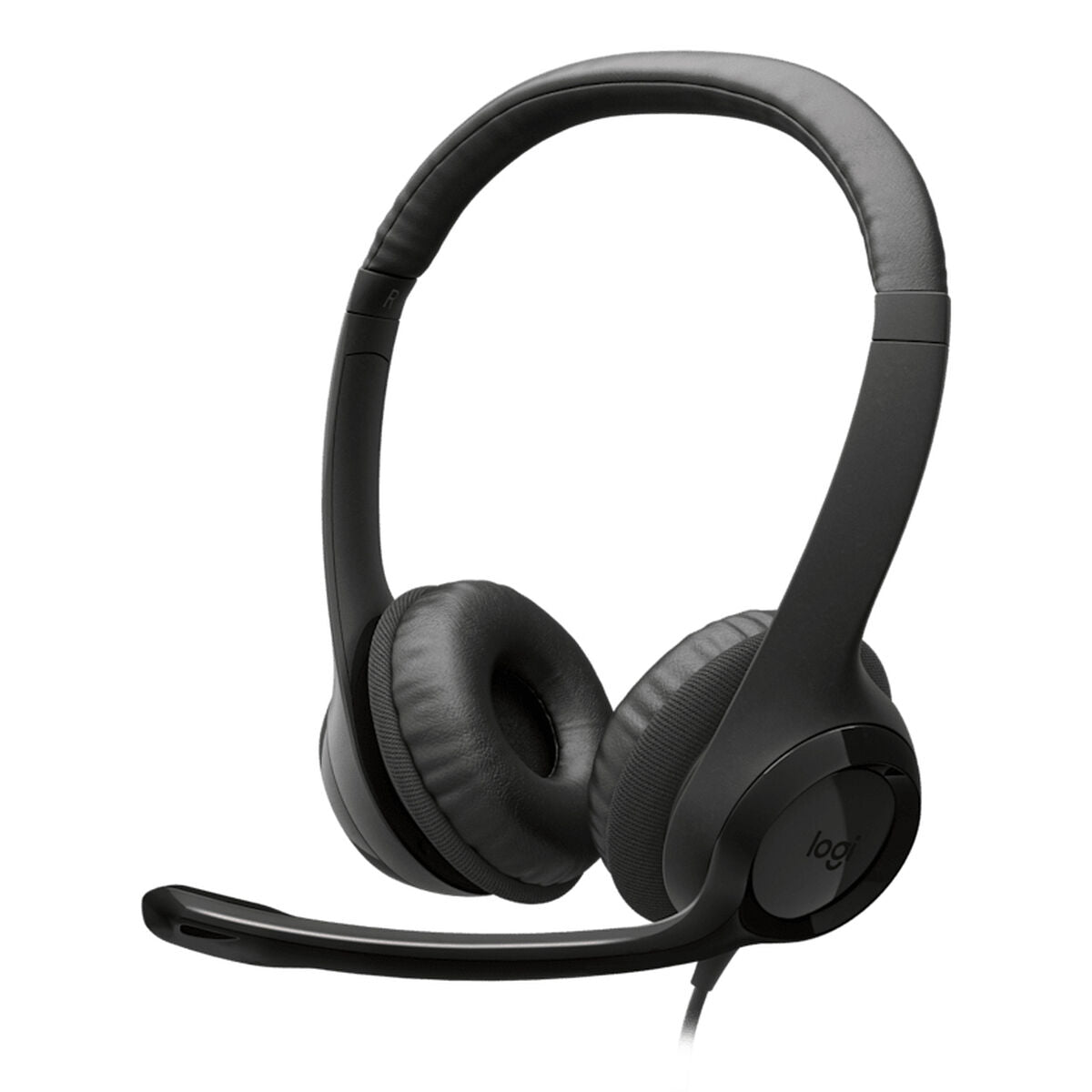 LOGITECH H390 USB-C Computer Headset Midnight Black