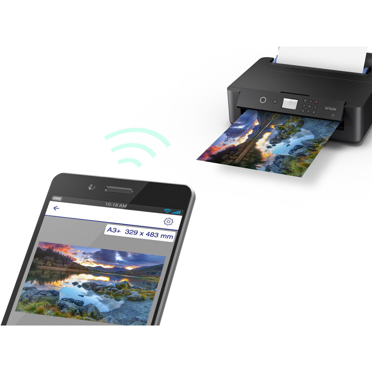 EPSON Expression Photo HD XP-15000 Printer colour Duplex inkjet A3 5760x1400dpi 9.2ppm mono 9ppm colour 250sheets USB LAN Wi-Fi