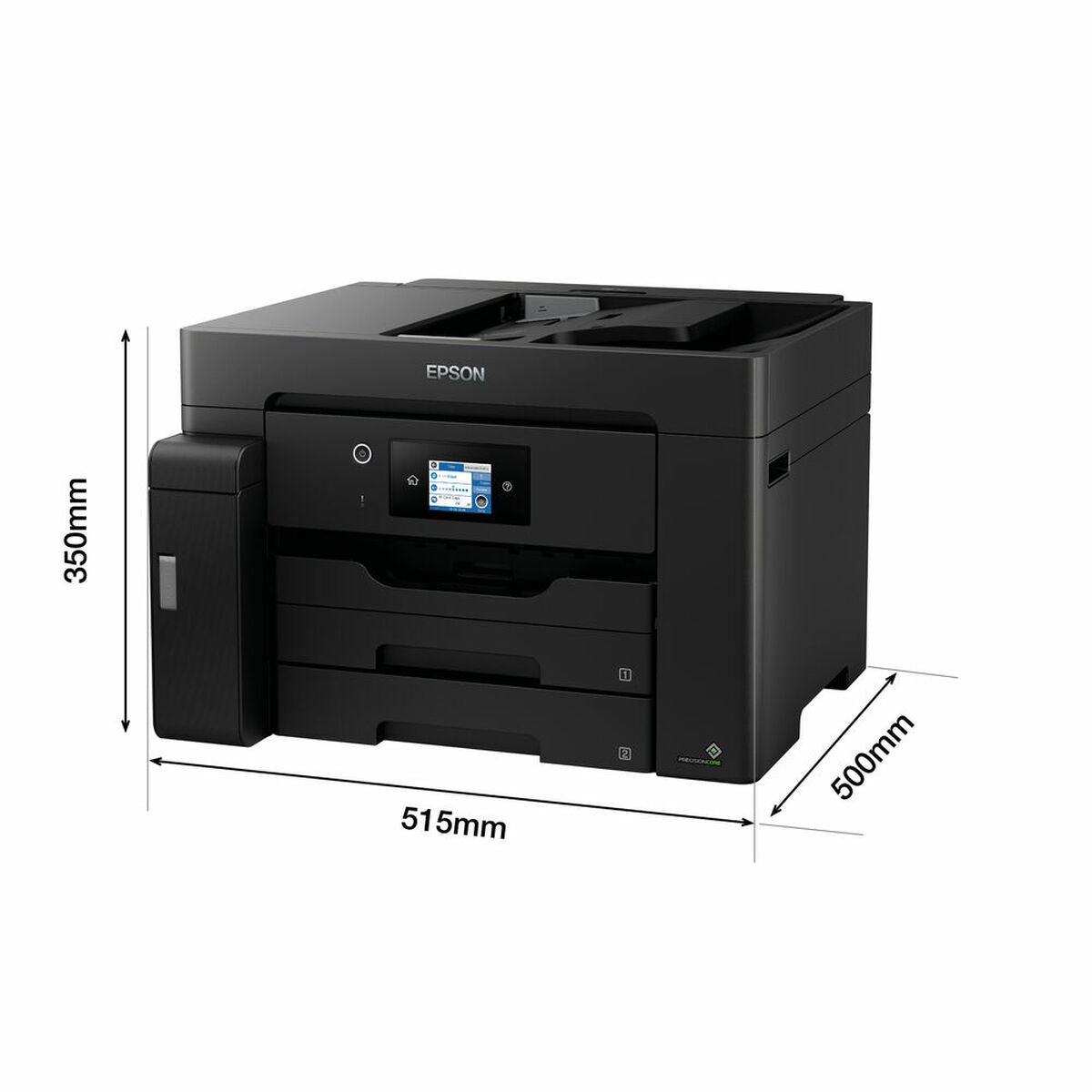 EPSON EcoTank ET-M16600 MFP Mono B/W ink-jet A3 plus 329x483mm A3 25ppm print 550 sheets USB LAN USB host Wi-Fi