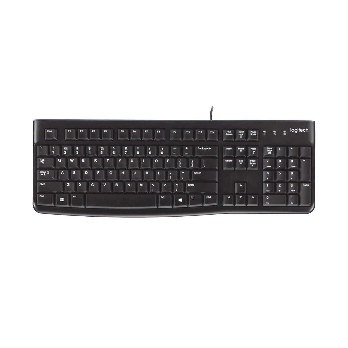 LOGITECH K120 Corded Keyboard black USB (FRA)
