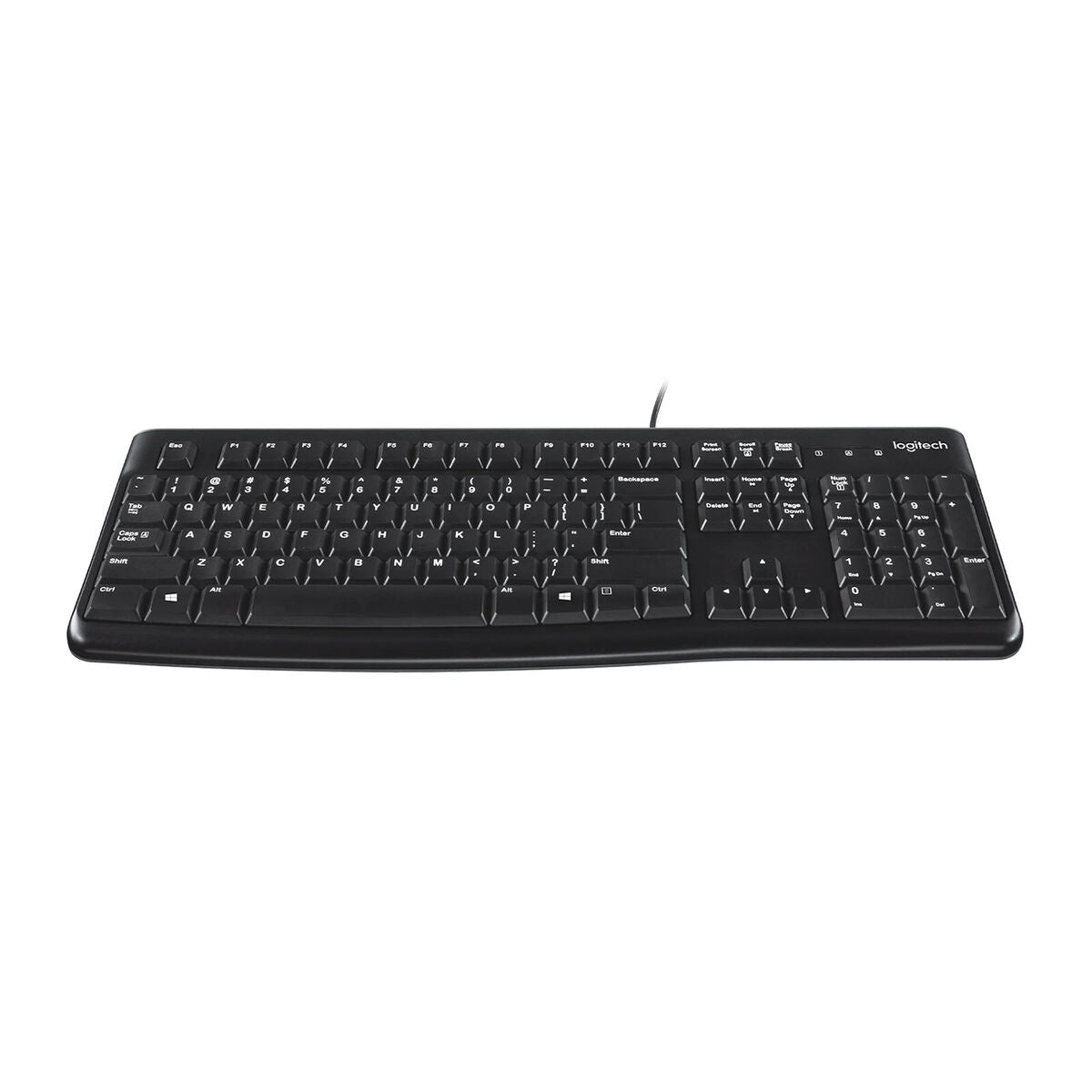 LOGITECH K120 Corded Keyboard black USB (FRA)