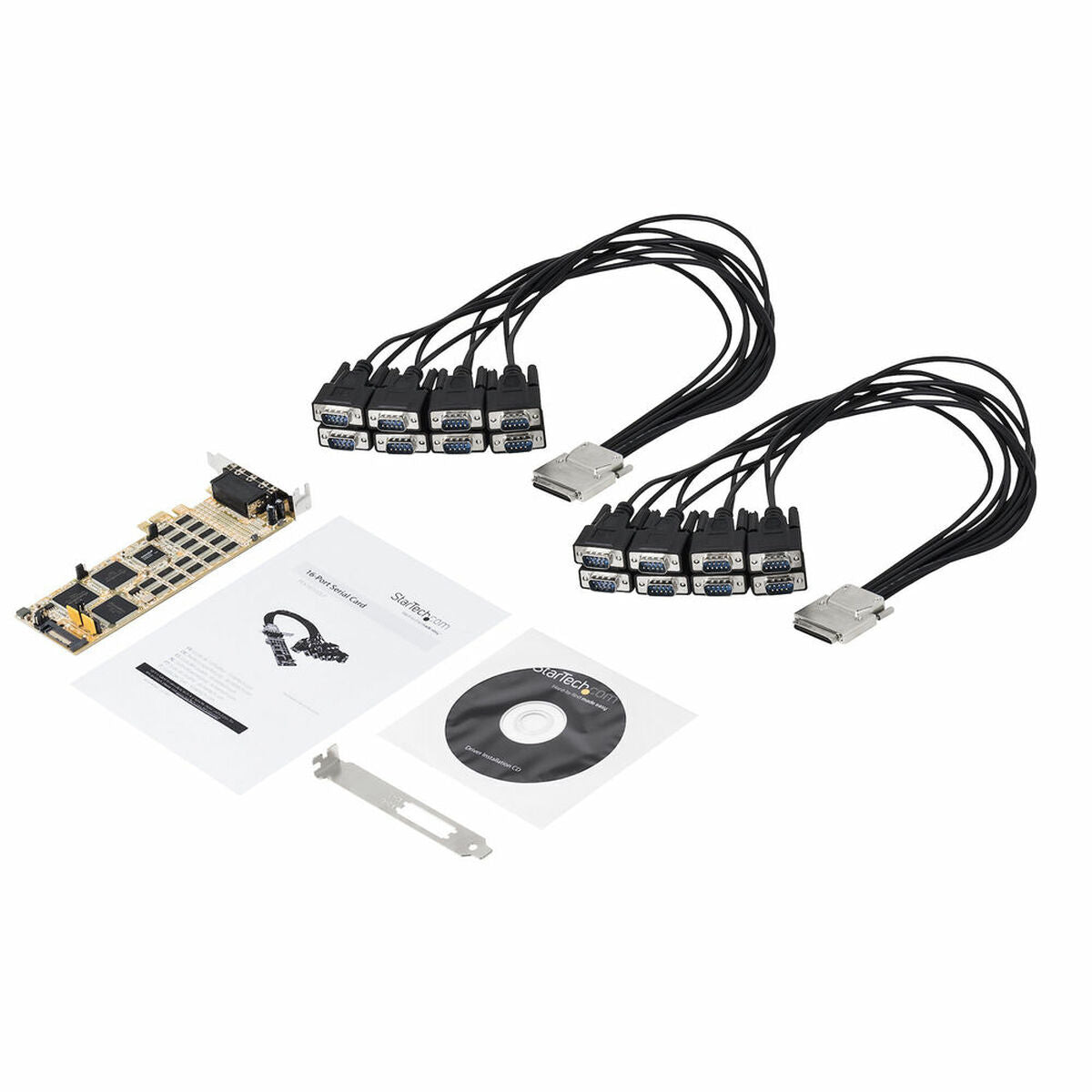 Scheda seriale 16 porte DB9 RS232 - PCIe