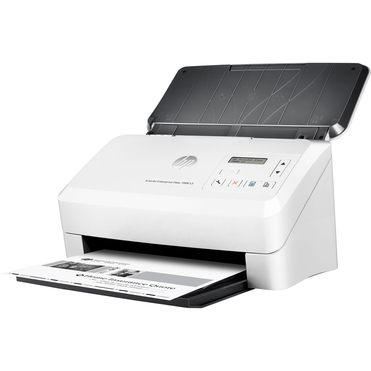 HP ScanJet Enterprise Flow 7000 s3 Sheet-feed Document scanner Duplex 216x3100mm 600dpix600dpi 75ppm ADF 80sheets 7500scans USB