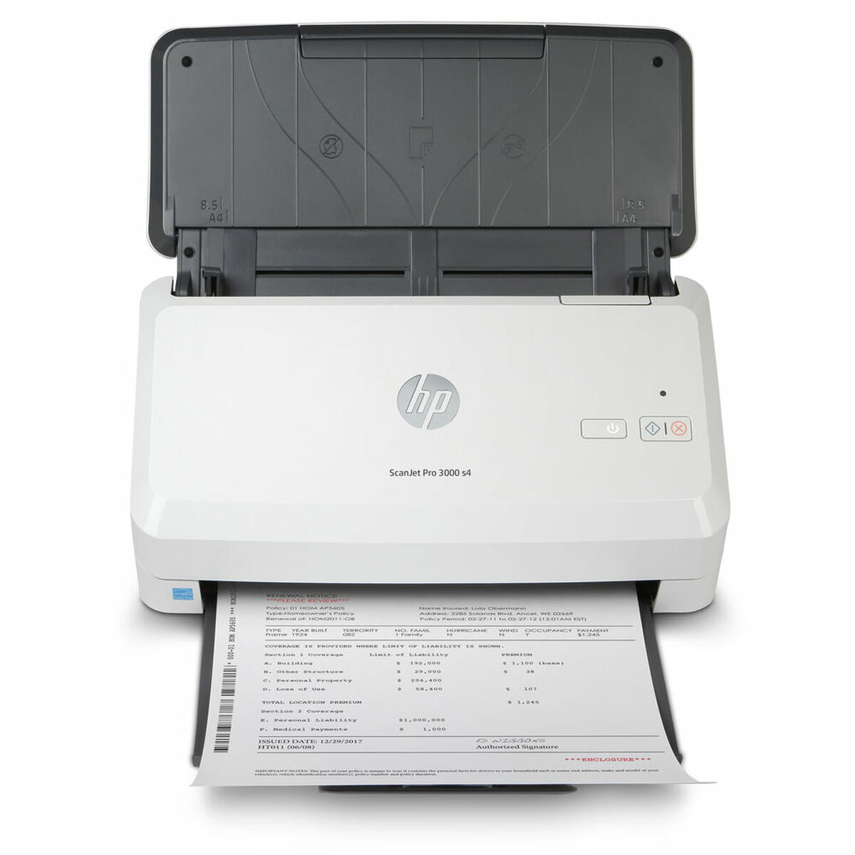 HP Scanjet Pro 3000 s4 Sheet-feed Scanner de Document CMOS CIS Duplex 216x3100mm 600dpix600dpi 40ppm mono ADF 50sheets 4000scans