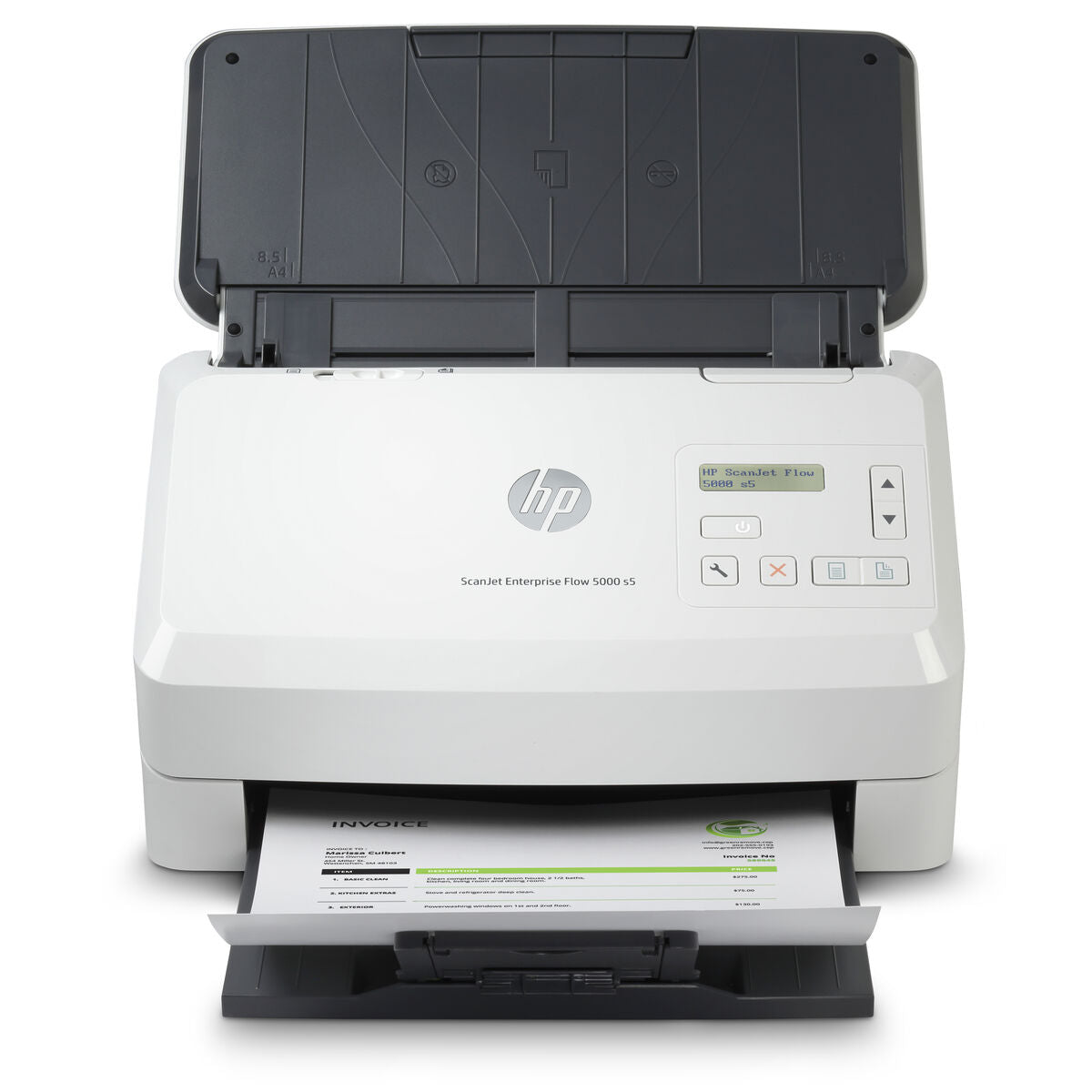 HP ScanJet Enterprise Flow 5000 s5 Scanner de Document CMOS CIS Duplex 216x3100mm 600dpix600dpi 65ppm ADF 80sheets 7500scans