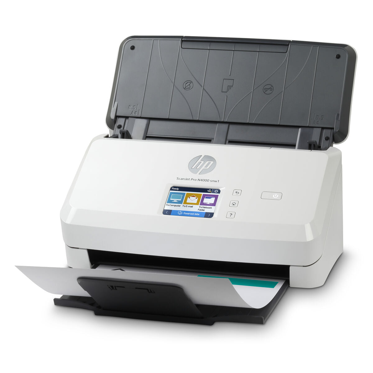 HP Scanjet Pro N4000 snw1 Sheet-feed Document scanner CMOS CIS Duplex 216x3100mm 600x600dpi 40ppm ADF 50sheets 4000scans LAN Wi-Fi