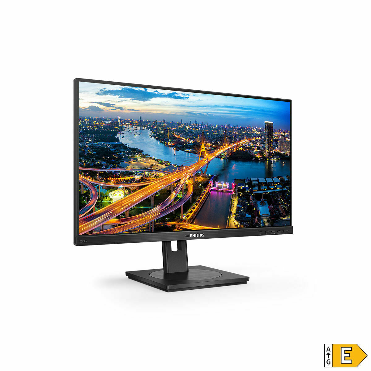 PHILIPS 243B1/00 FHD, 23.8p, IPS, 75Hz, 4ms, Adaptive Sync, Docking USB-C, USB-C Port, DP, HDMI, Height adj. Speakers DP /HDMI Cable