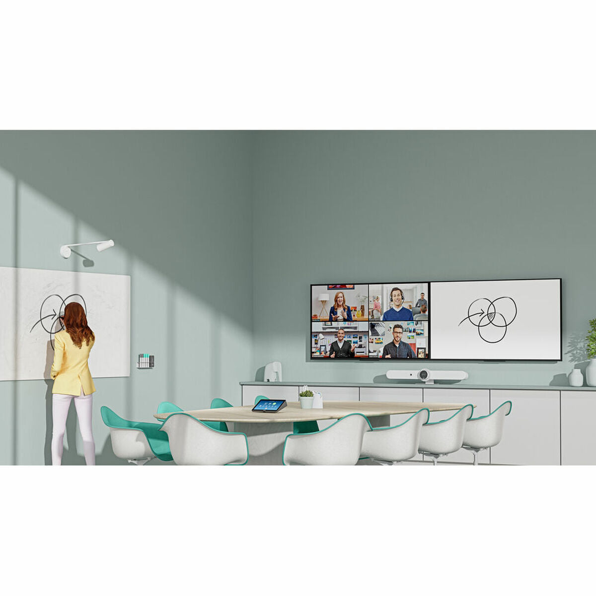 LOGITECH Scribe Whiteboard capture camera colour 1080p