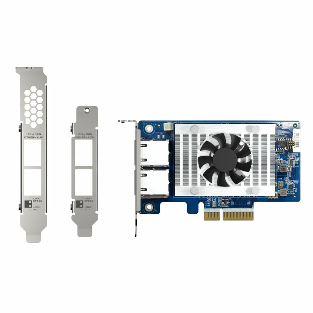 Dual-port 10GBASE-T 10GbE network expa