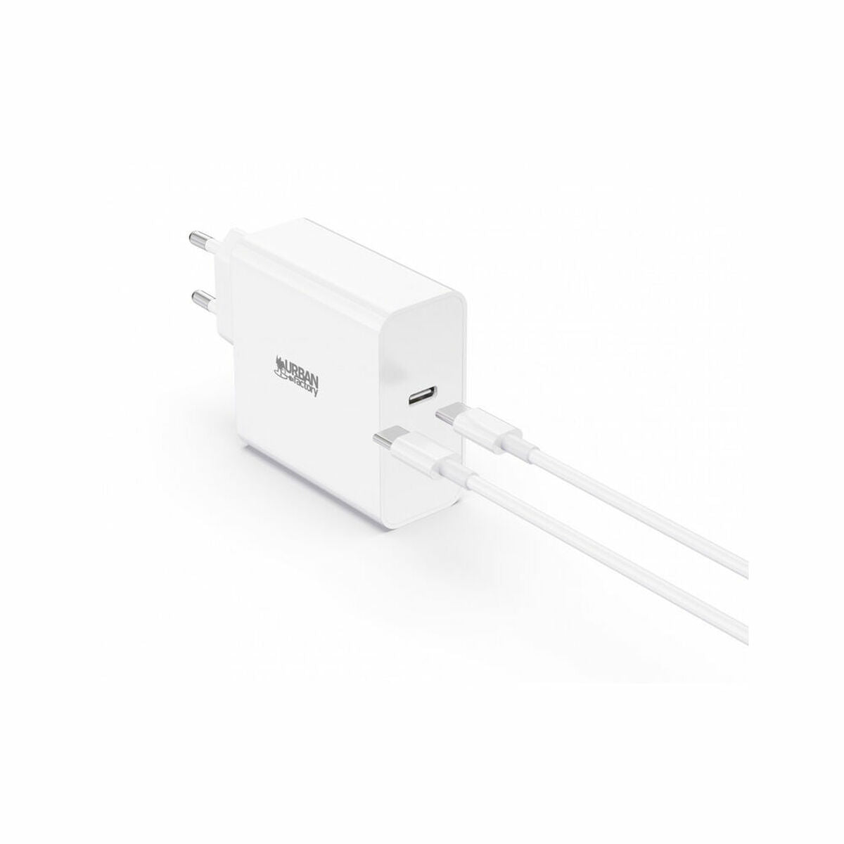 URBAN FACTORY Powee Chargeur Secteur USB-C 65W Blanc