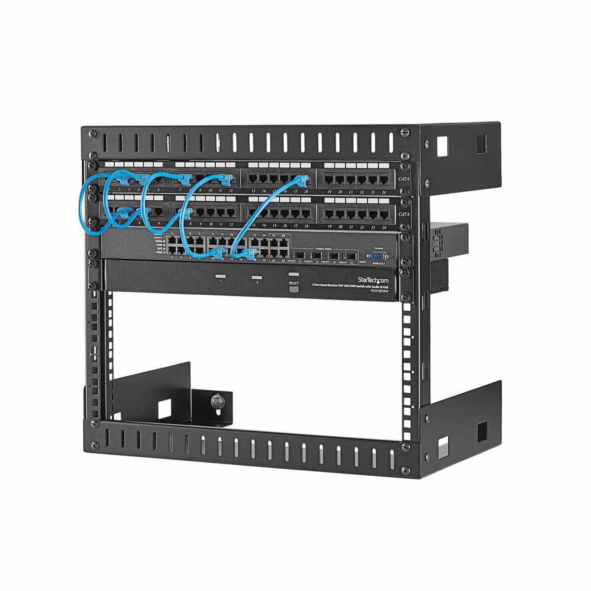 Rack 8U for wall mount