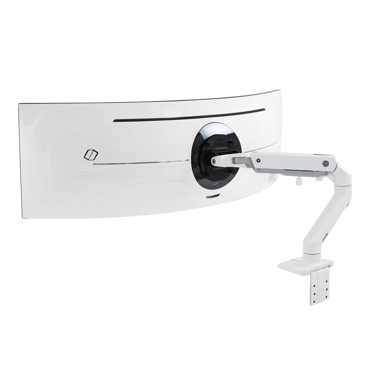 HX Desk Monitor Arm+HD Pivot White