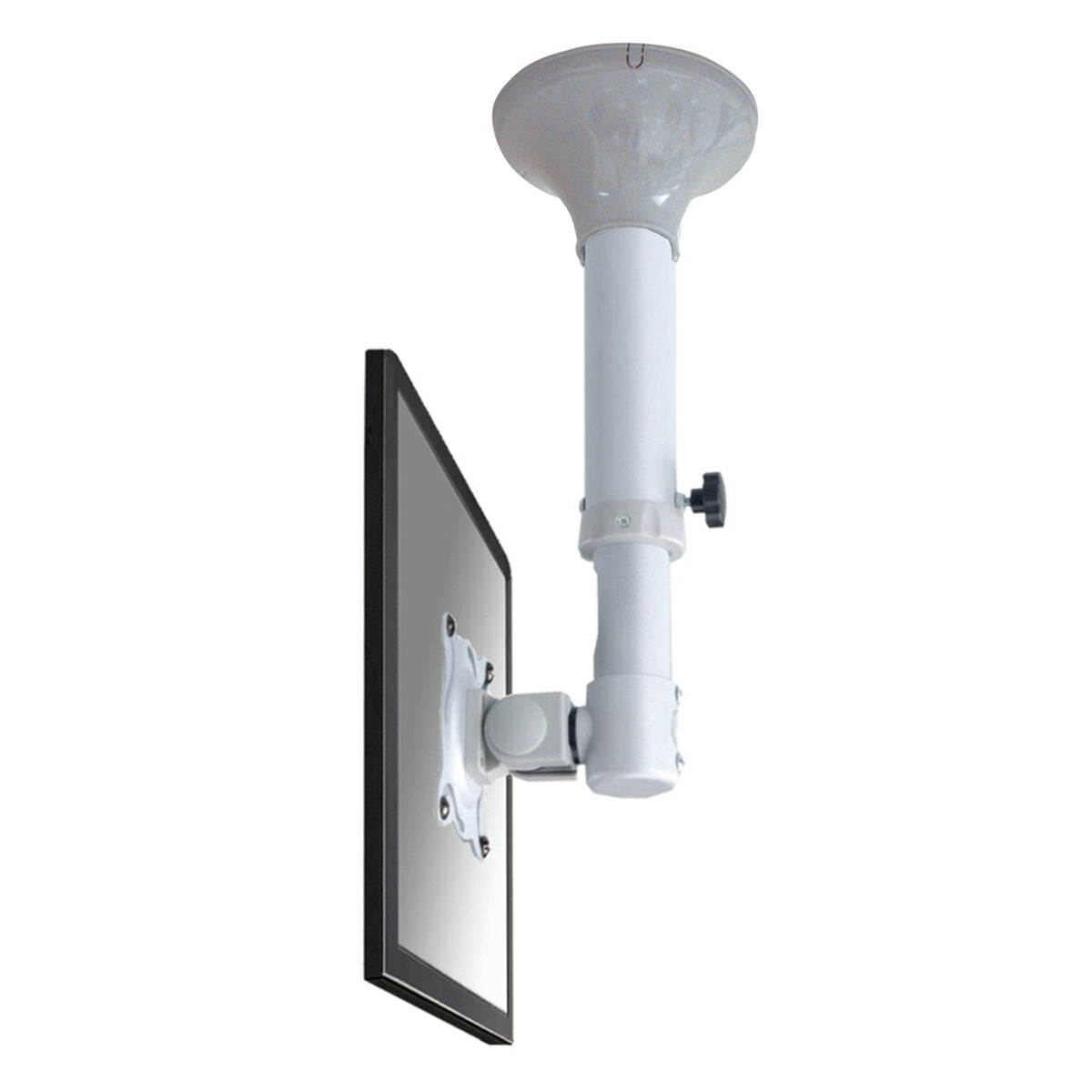 NEOMOUNTS FPMA-C025SILVER Support de plafond pour écran de 10-30p - h 37-47 cm - inclinable