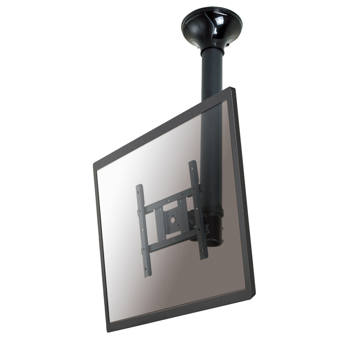 NEOMOUNTS FPMA-C200BLACK Support de plafond pour écran de 10-40p - h 64-104 cm