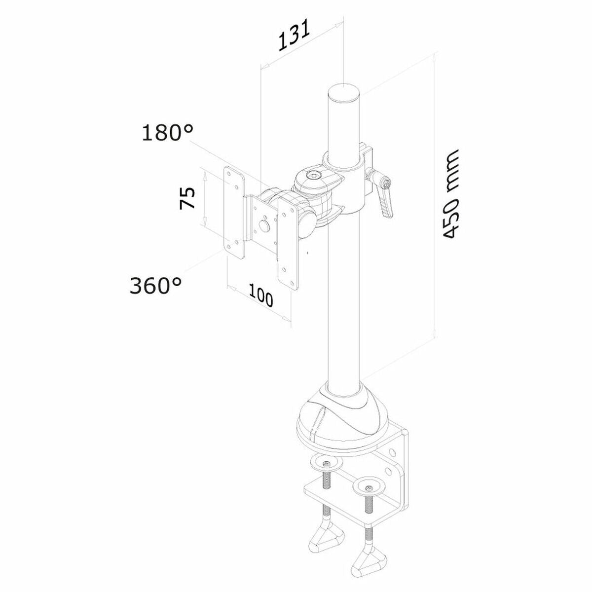 NEOMOUNTS FPMA-D965 Support décran à fixer 10-30p